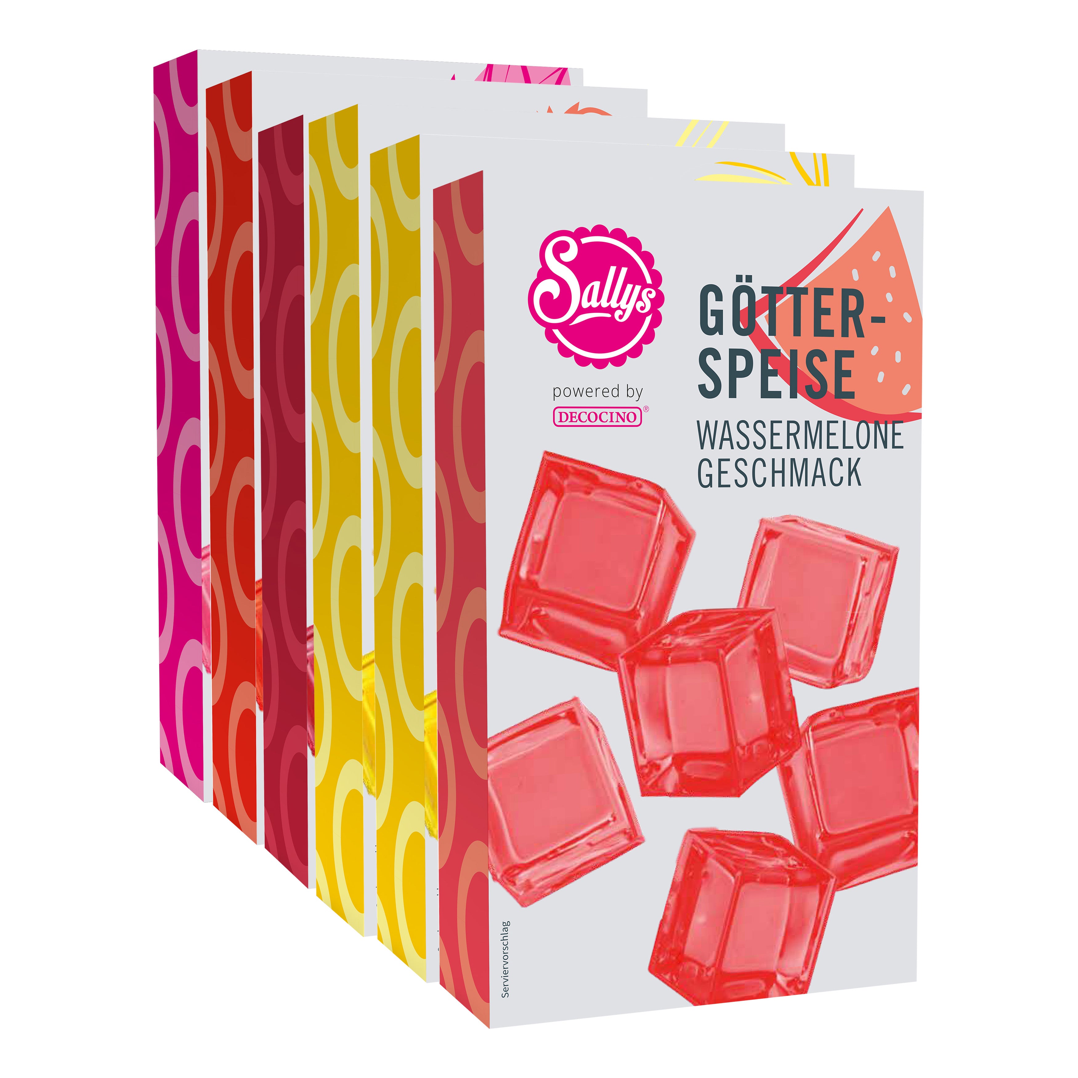 Sallys Götterspeise Frucht-Mix-Set (6x30g)