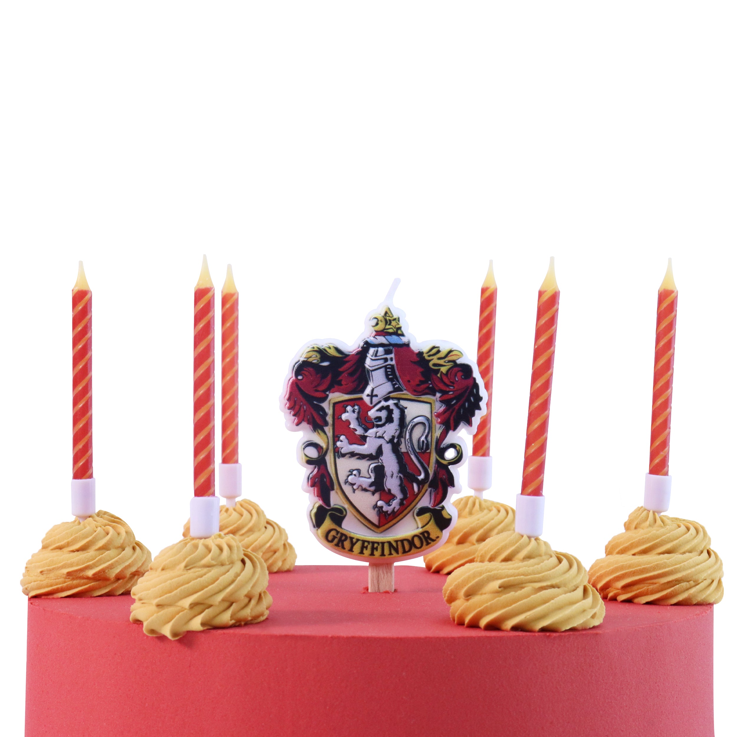 Cake candle set Gryffindor House