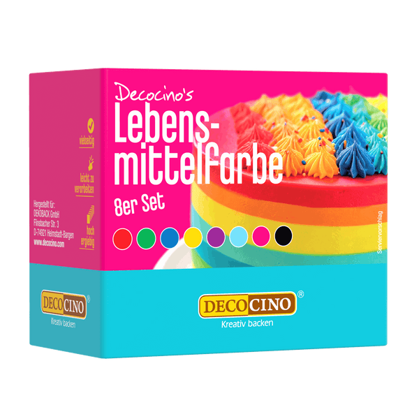 [KI] Lebensmittelfarbe 8er Set