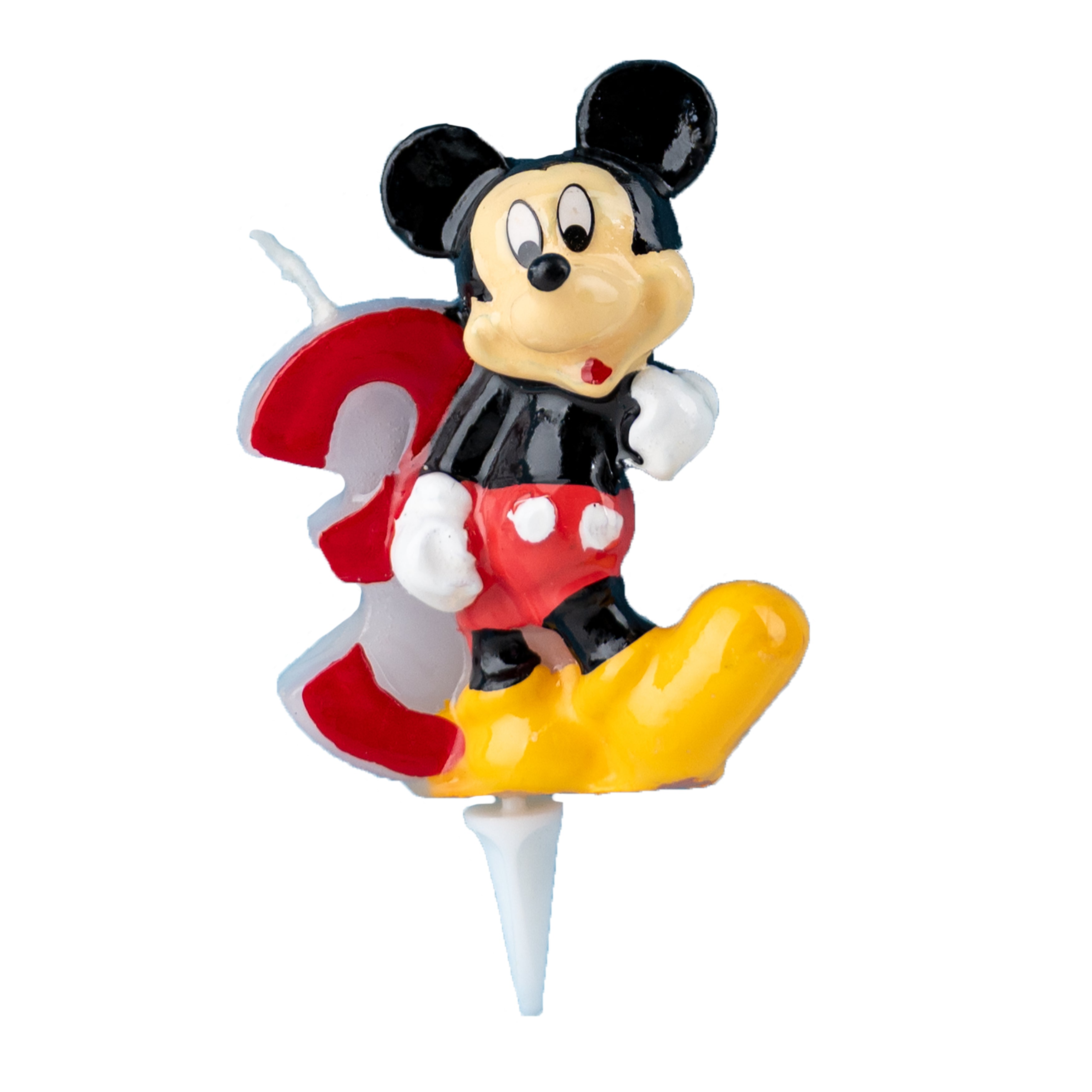 Mickey Maus Zahlenkerze 3 (1 Stk.)