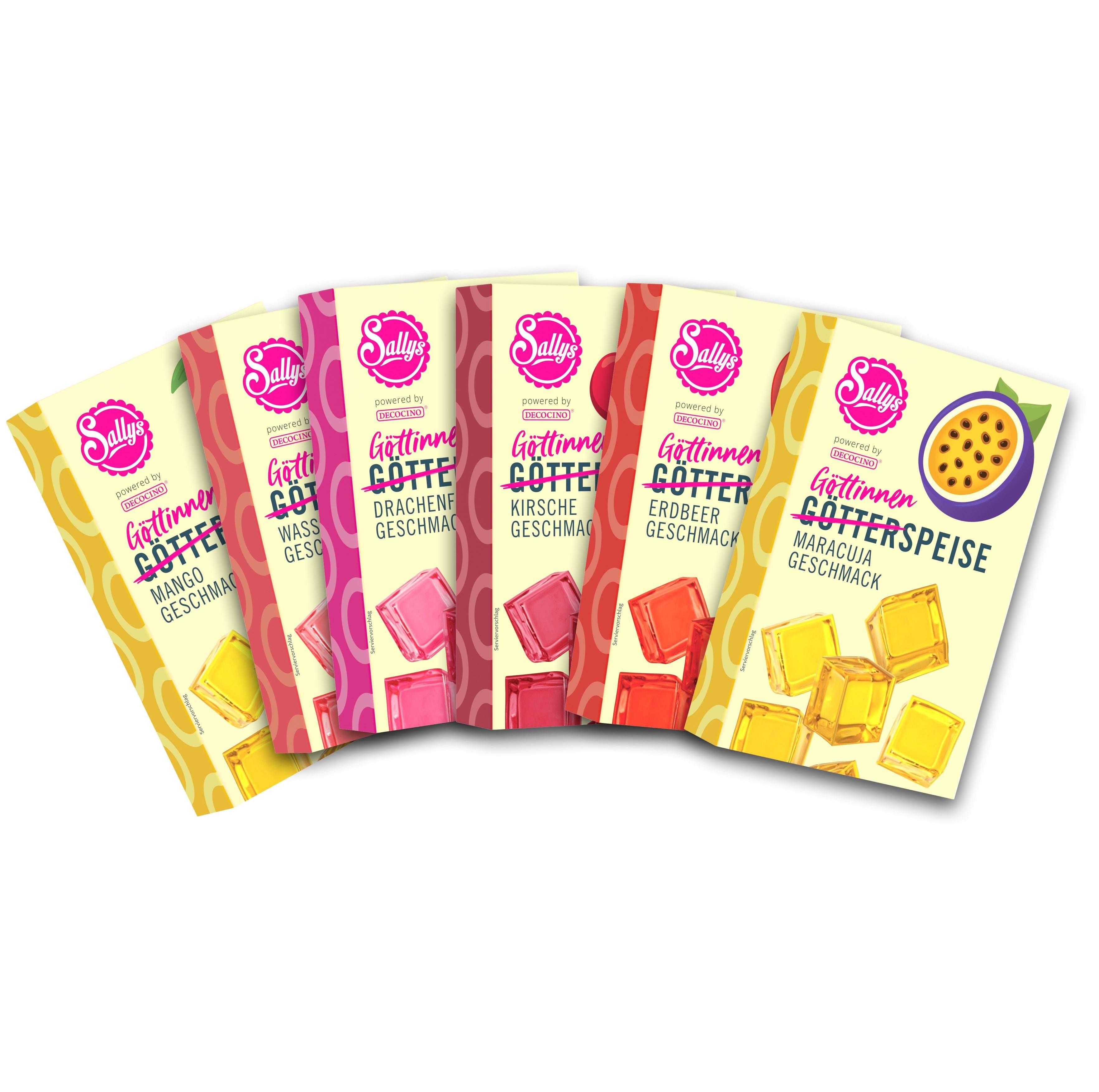 Sallys Götterspeise Frucht-Mix-Set (6x30g)