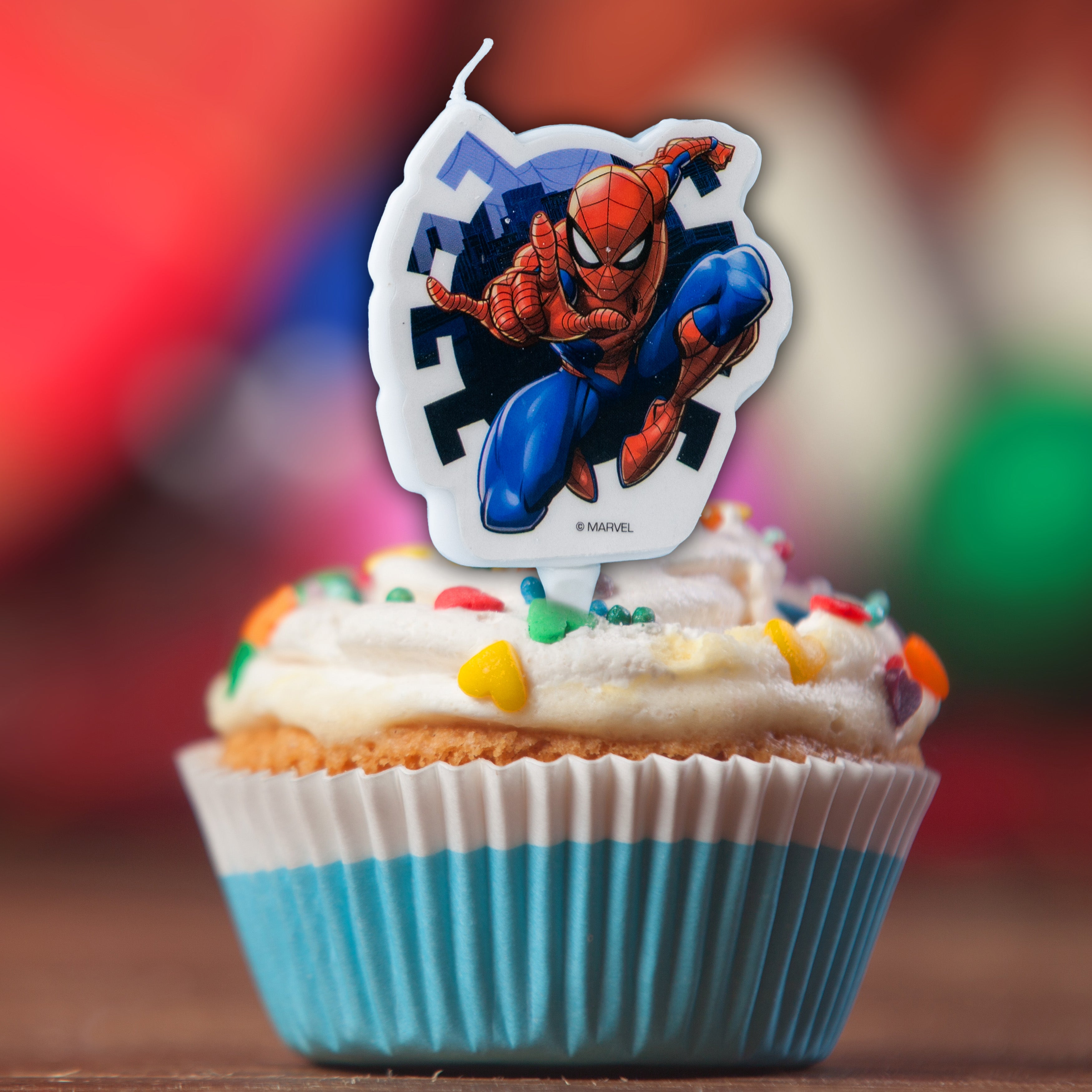 Kuchenkerze Spiderman (1 Stk.)