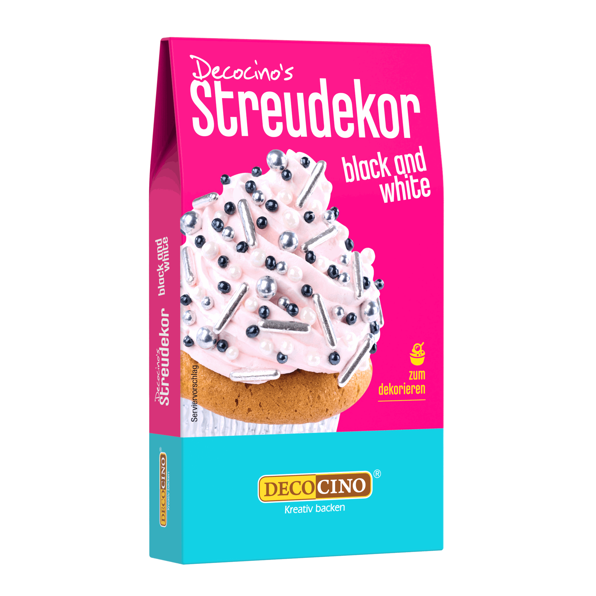 Streudekor black and white (40g)
