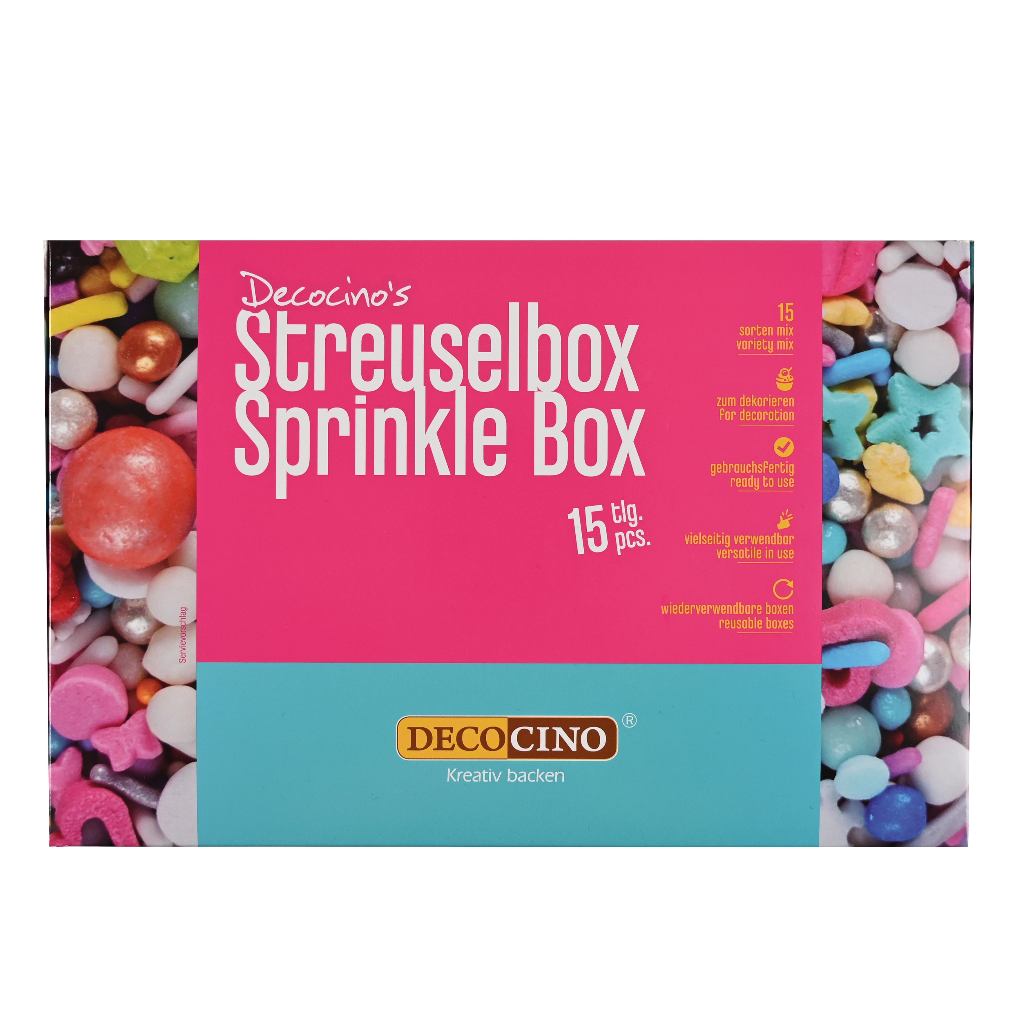 15tlg. Streuselbox von decocino
