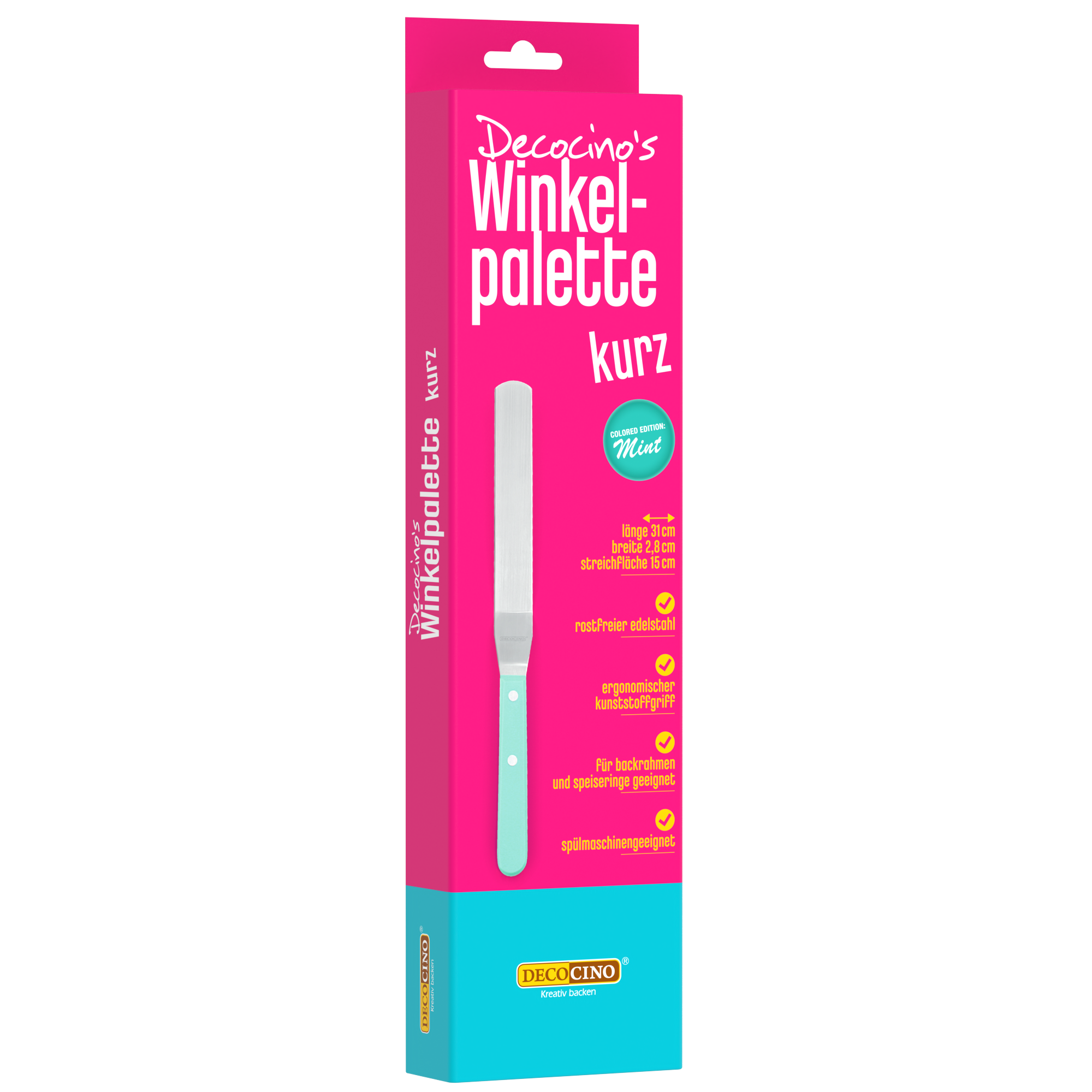 Angle Palette short, mint green