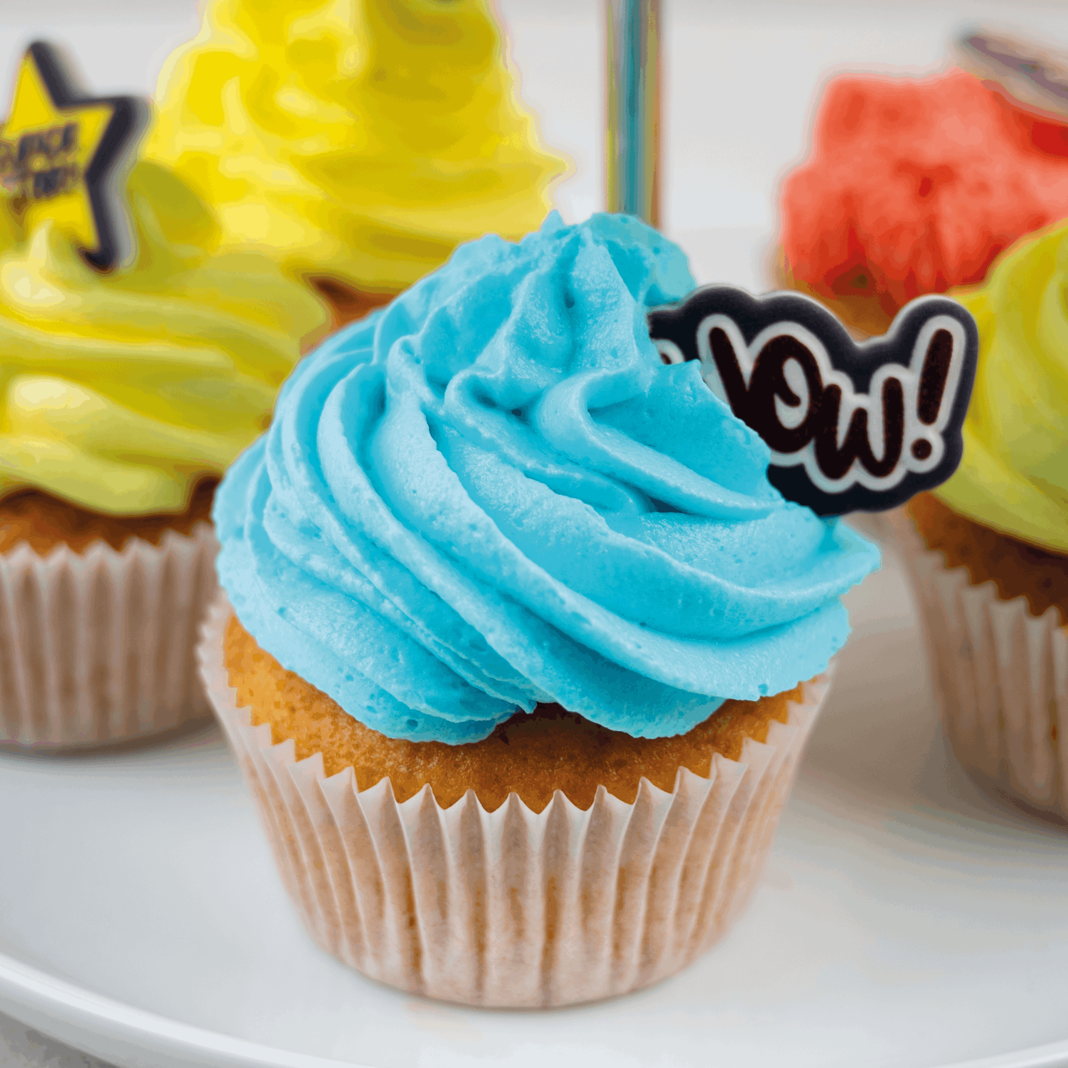 3D Cake Decor Pop Art (8 Stück)