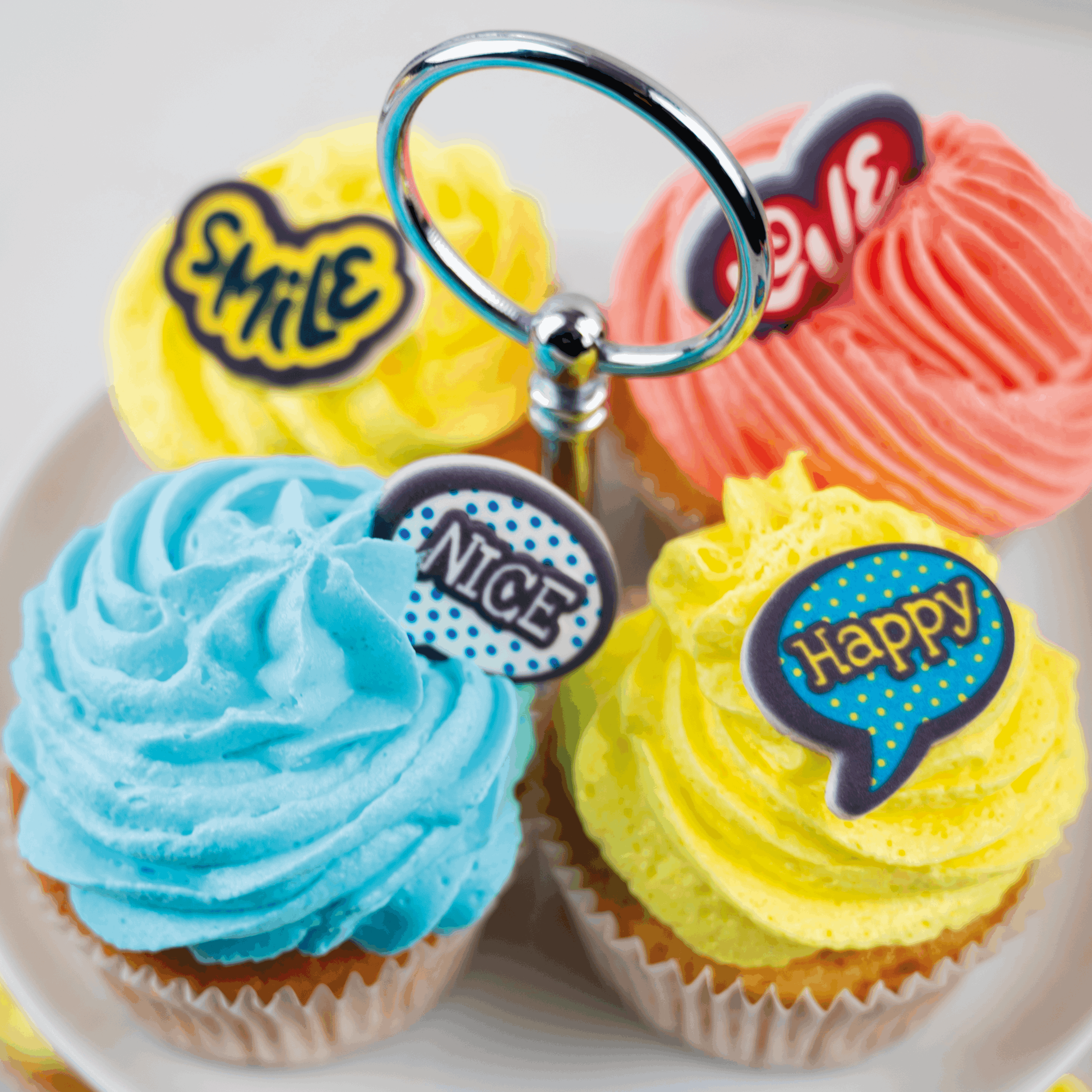 3D Cake Decor Pop Art (8 Stück)