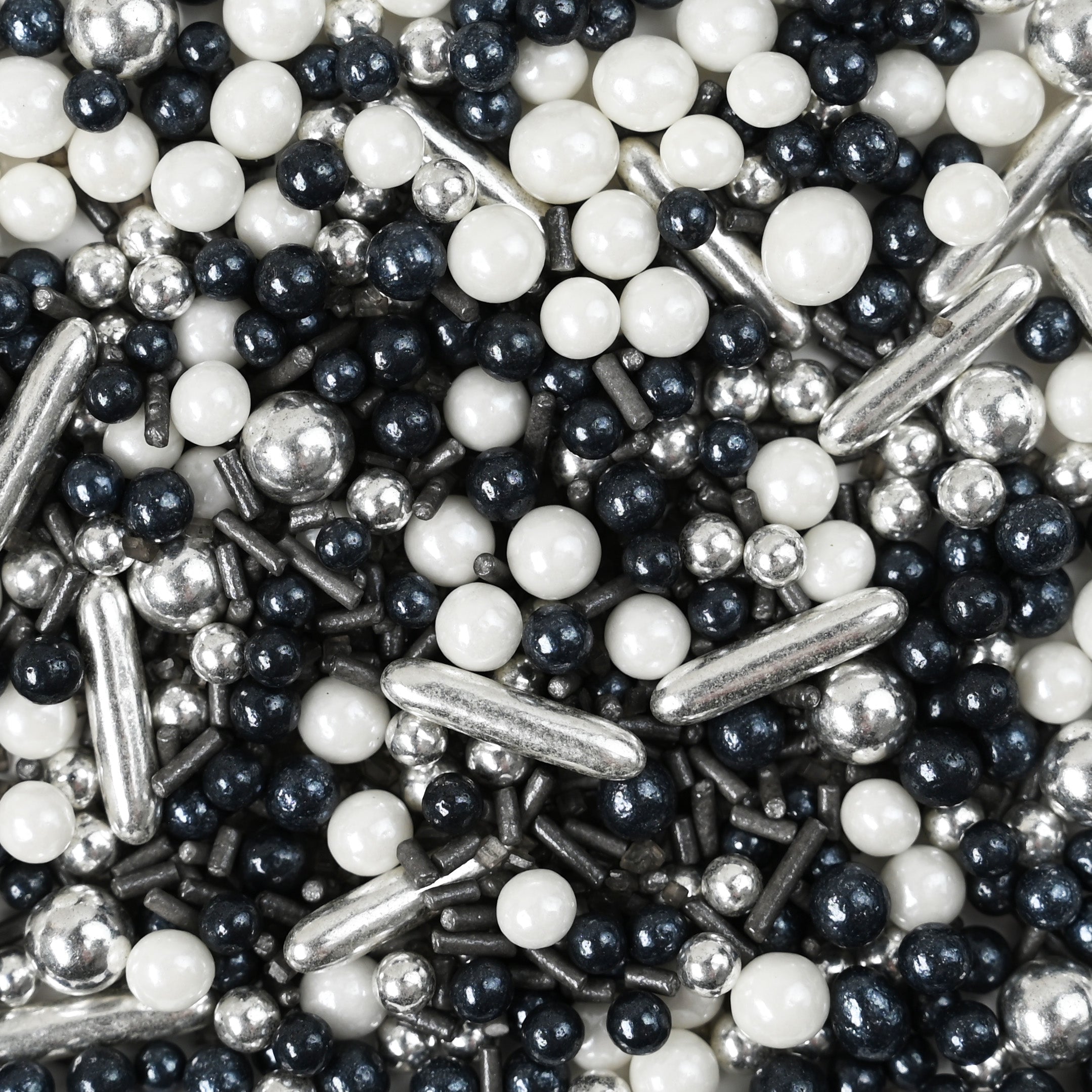 decorazione granella bianco e nero (40g)