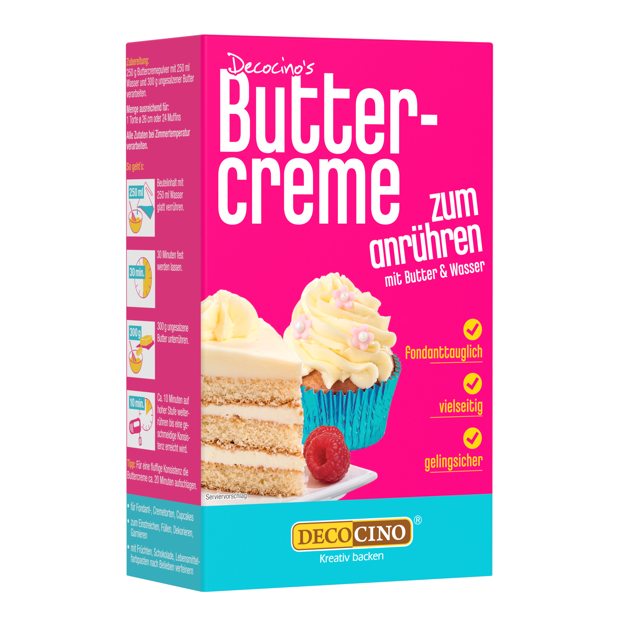Buttercreme zum Anrühren (250g)