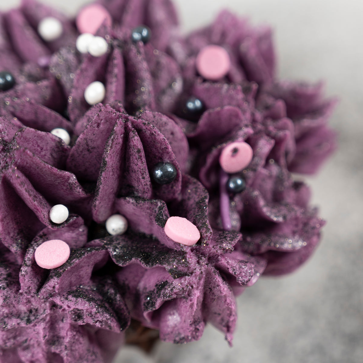 decocino Glitzer Dekorierpulver Schwarz (5g) muffin