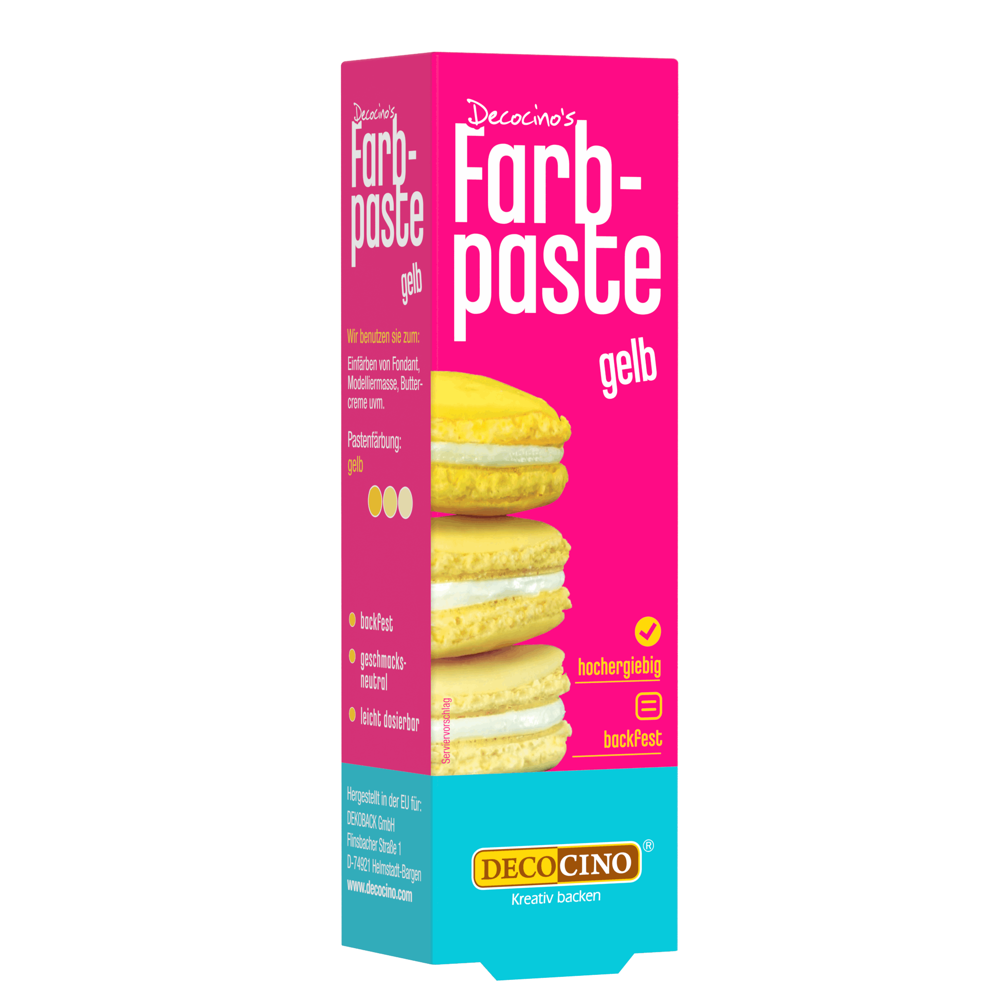 Lebensmittelfarbpaste Gelb (20g)