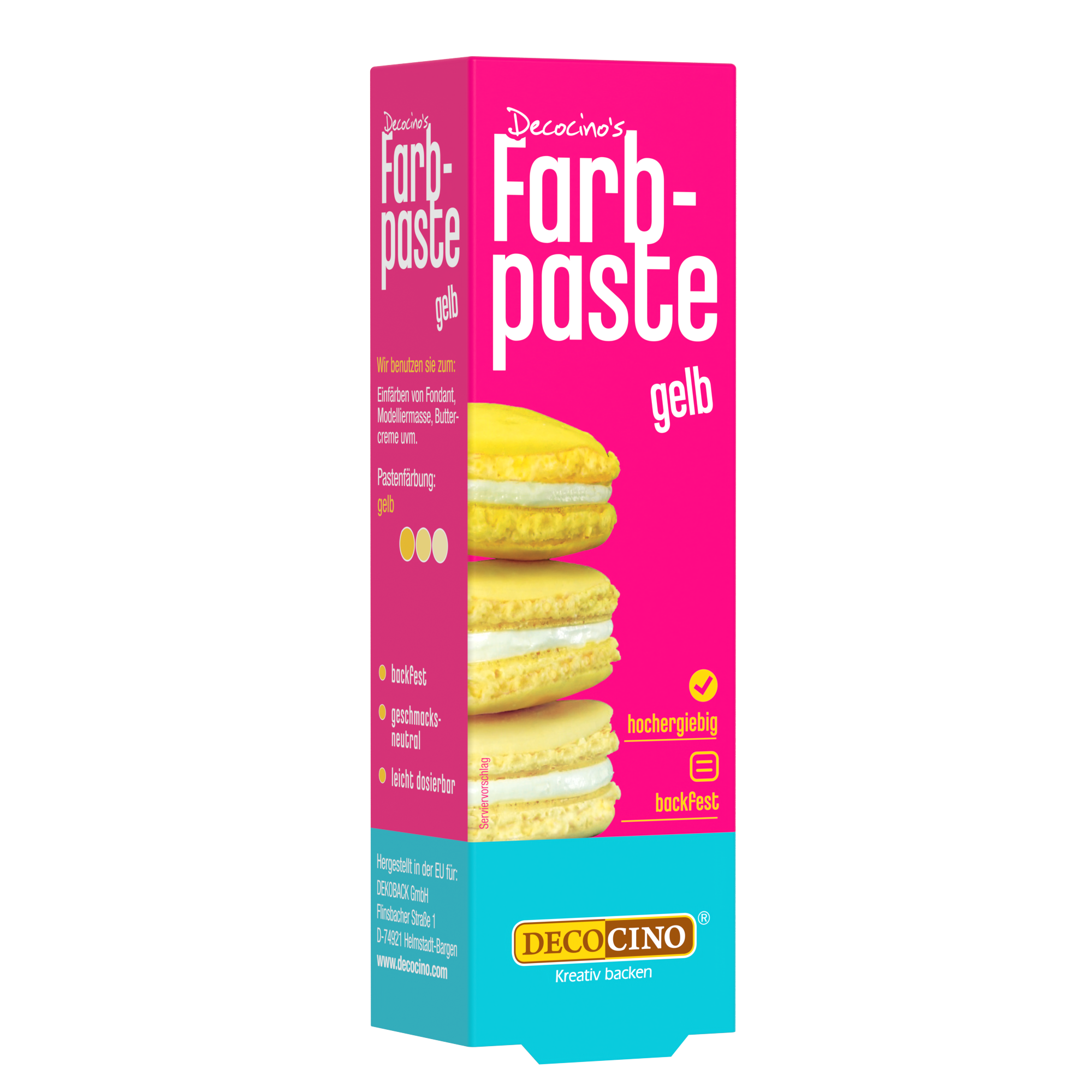 Lebensmittelfarbpaste Gelb (20g)