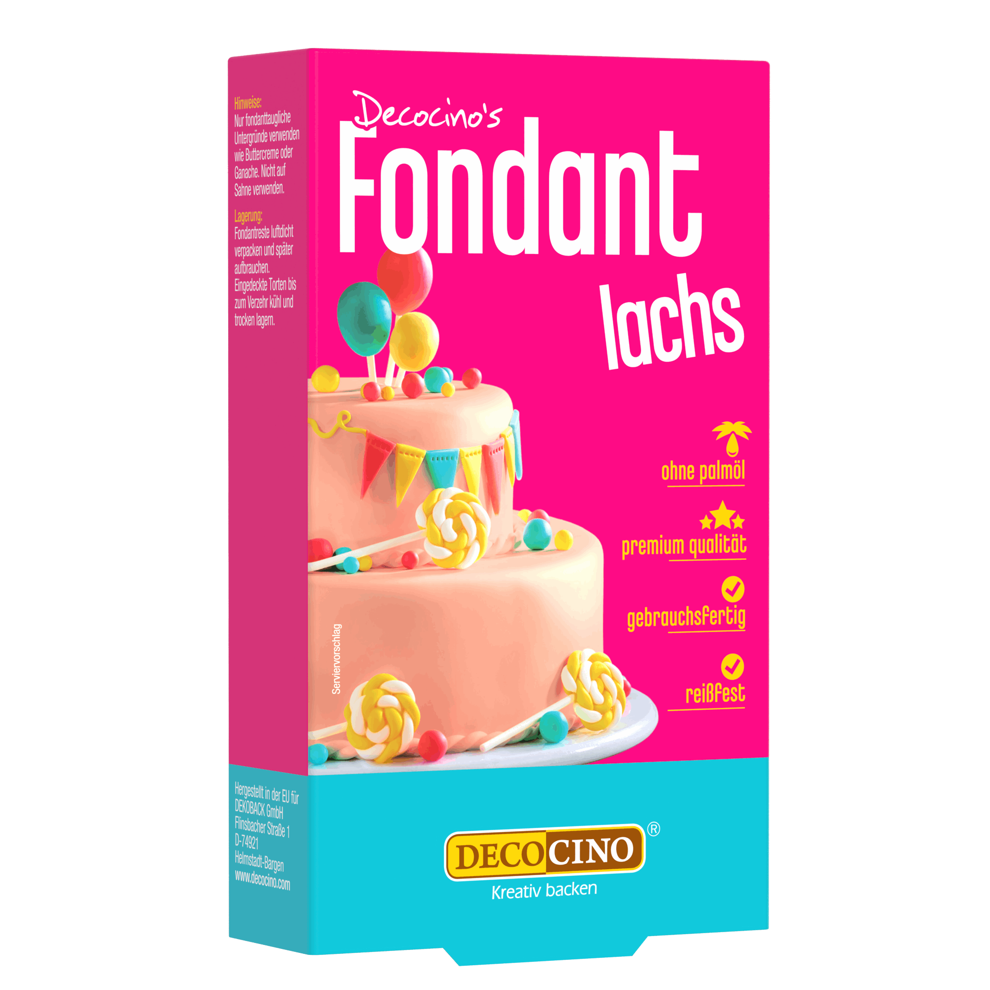 Fondant lachsfarben (250g)