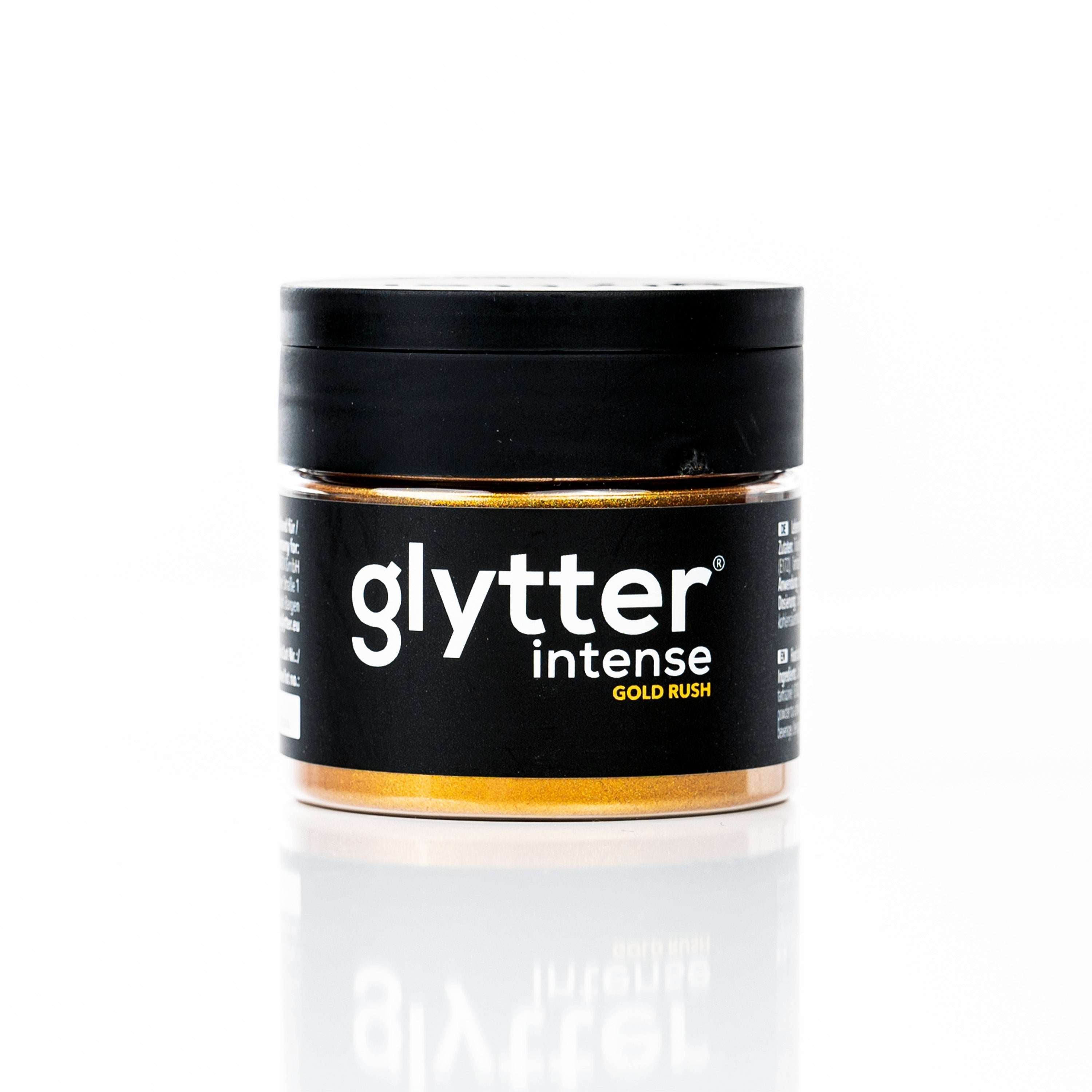Glytter Intense Gold Rush – Produktdose Vorderansicht