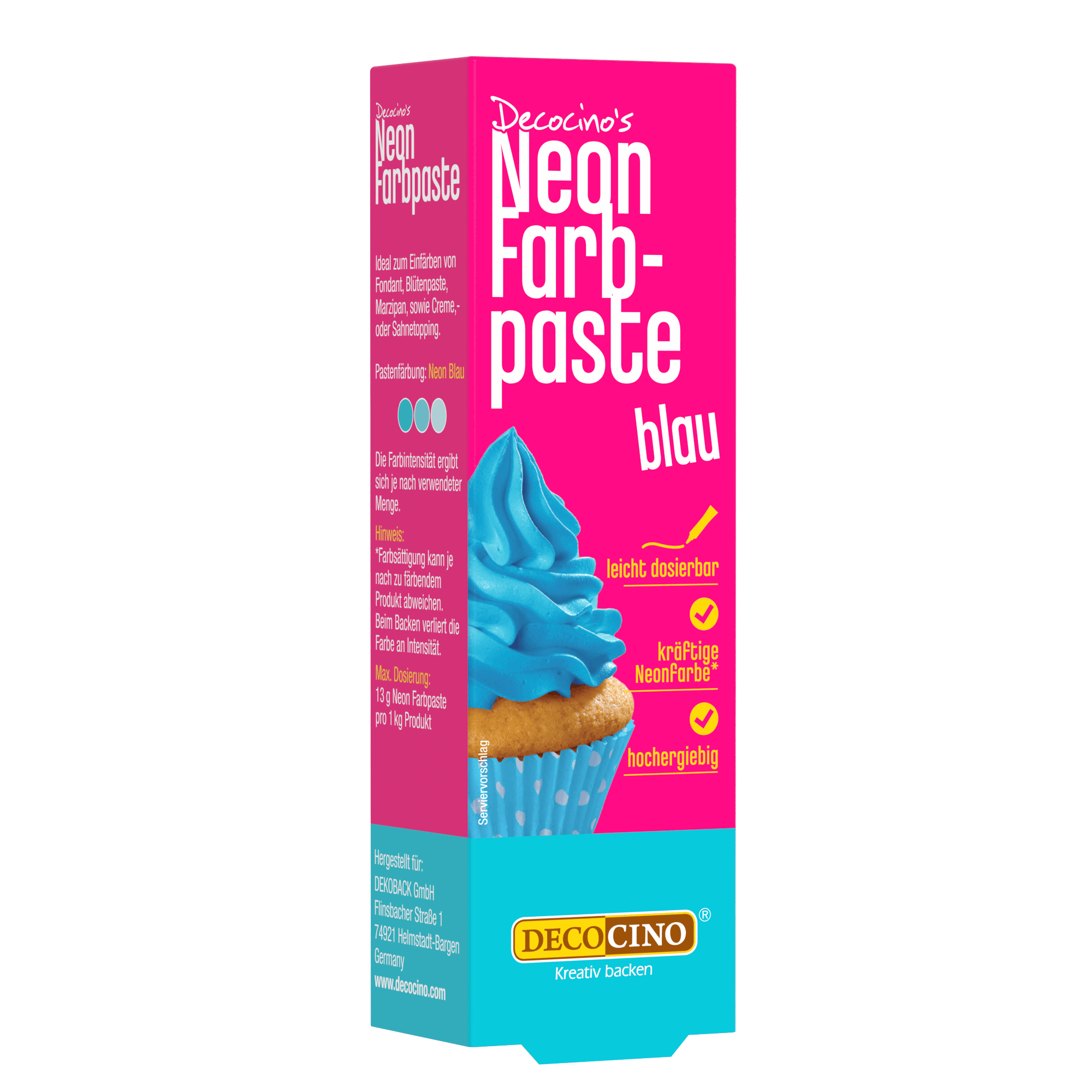 Neon Farbpaste Blau (25g)