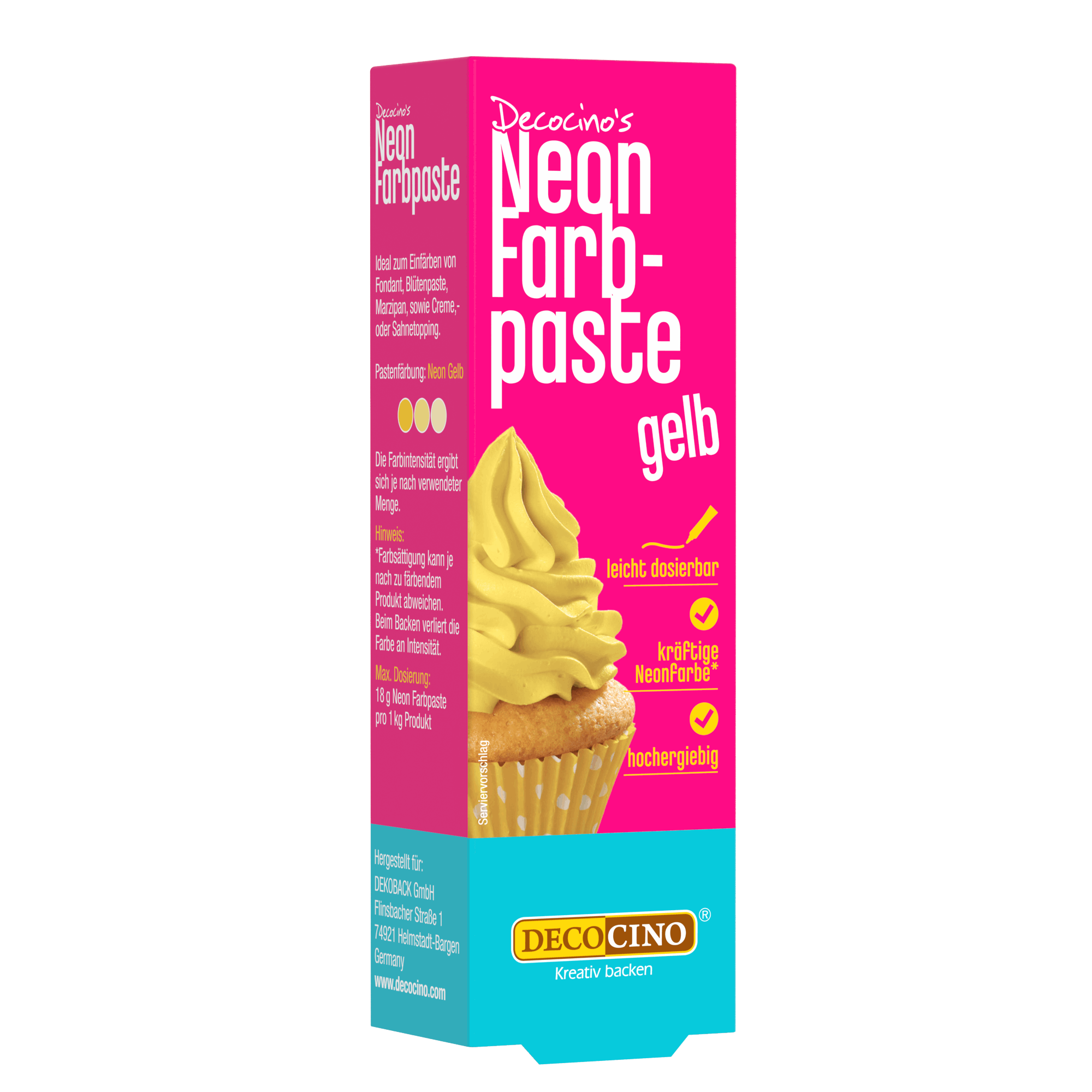 Neon Farbpaste Gelb (25g)