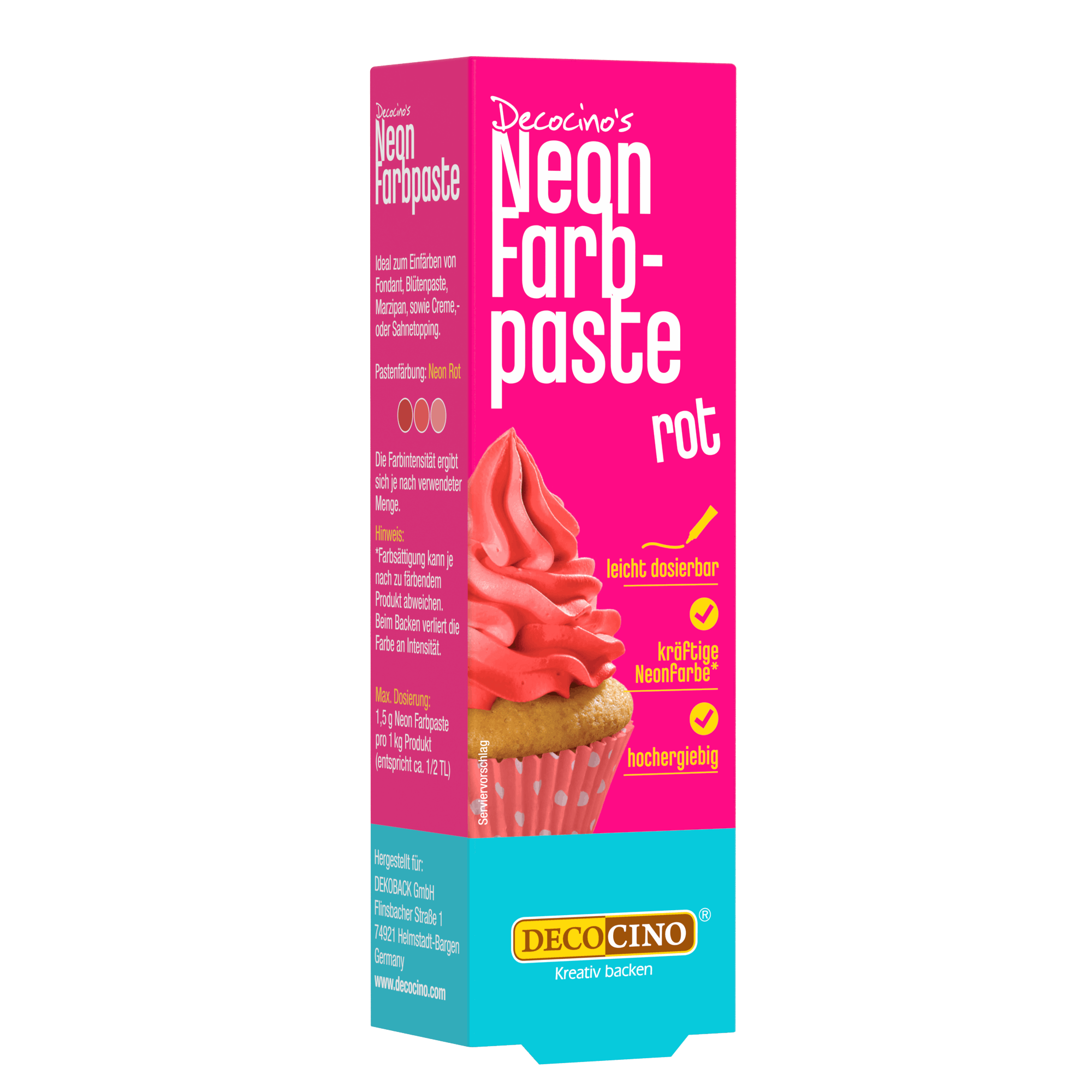 Neon Farbpaste Rot (25g)