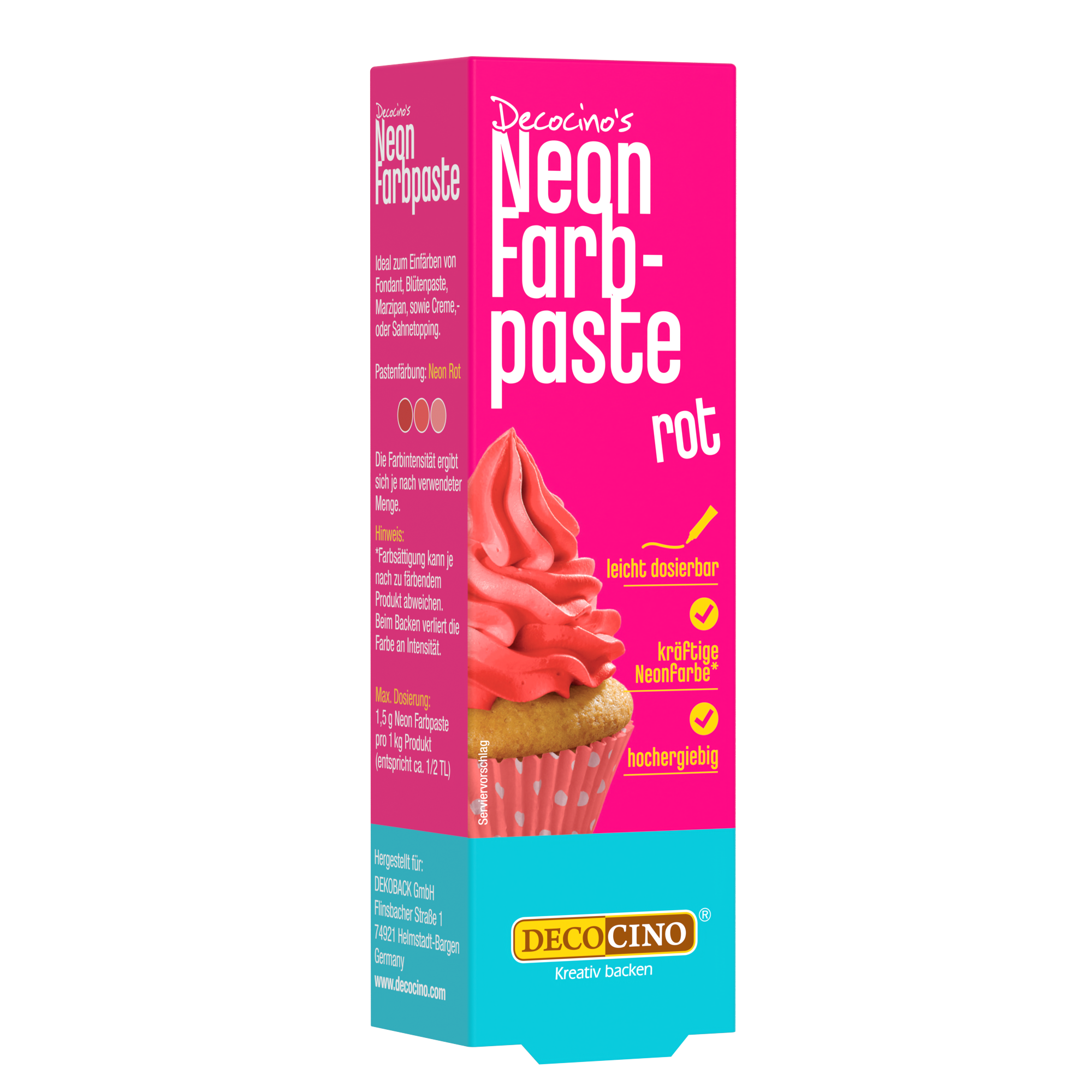 Neon Red Color Paste (25g) (Best Before 02.05.2025)