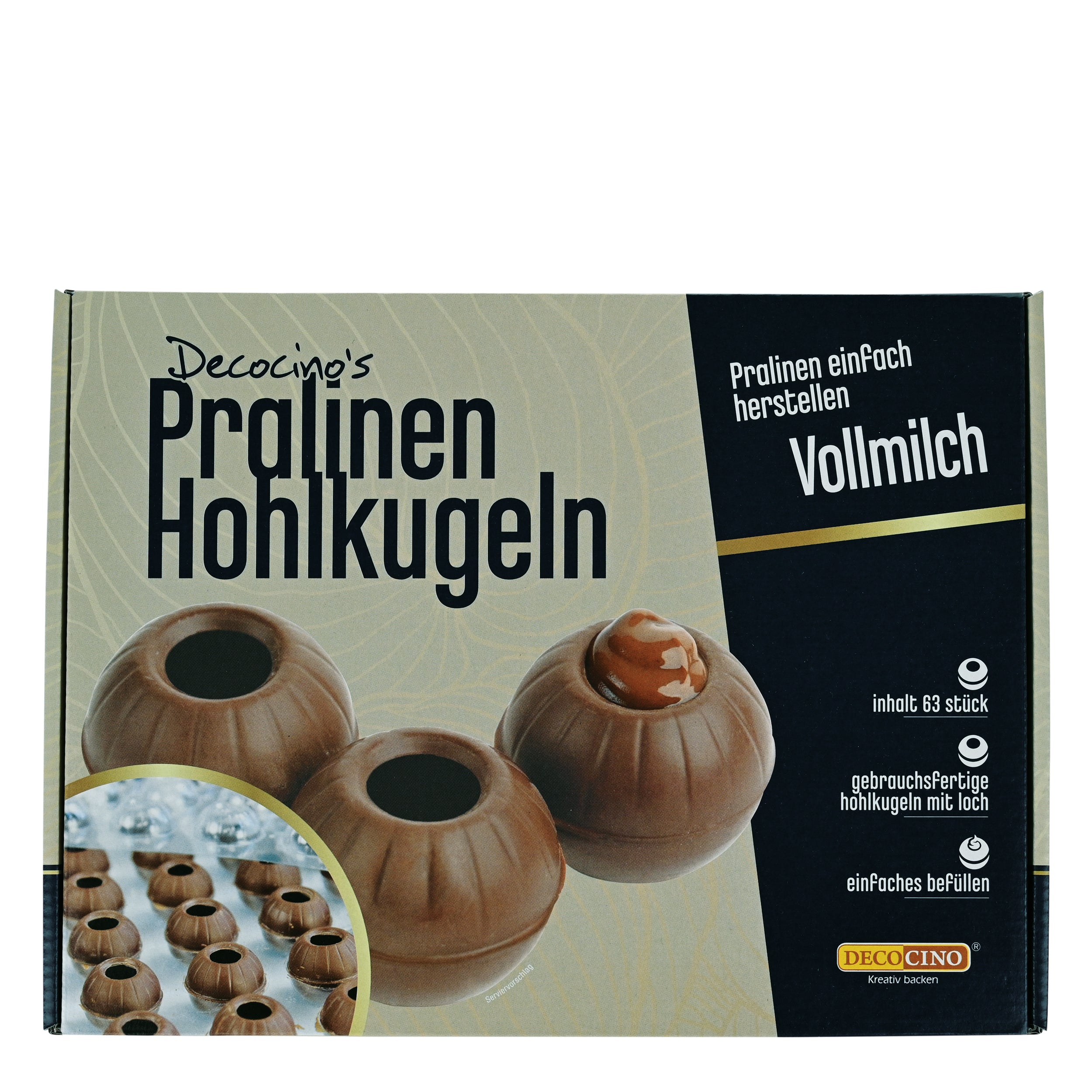 Praline hollow body milk chocolate (63 pieces) - Sold out season 2024