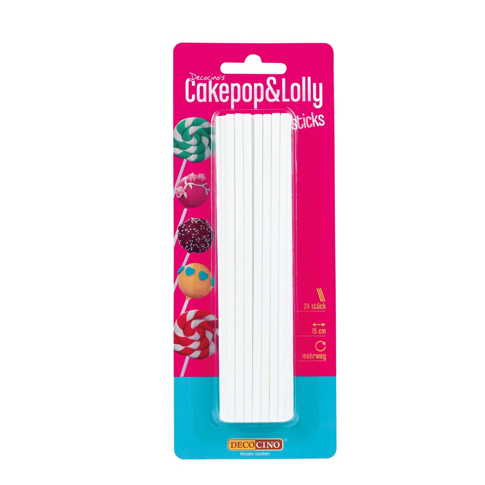 Cake Pops&Lolly Sticks (24 St.), Stiele für Lollys, Cakepops