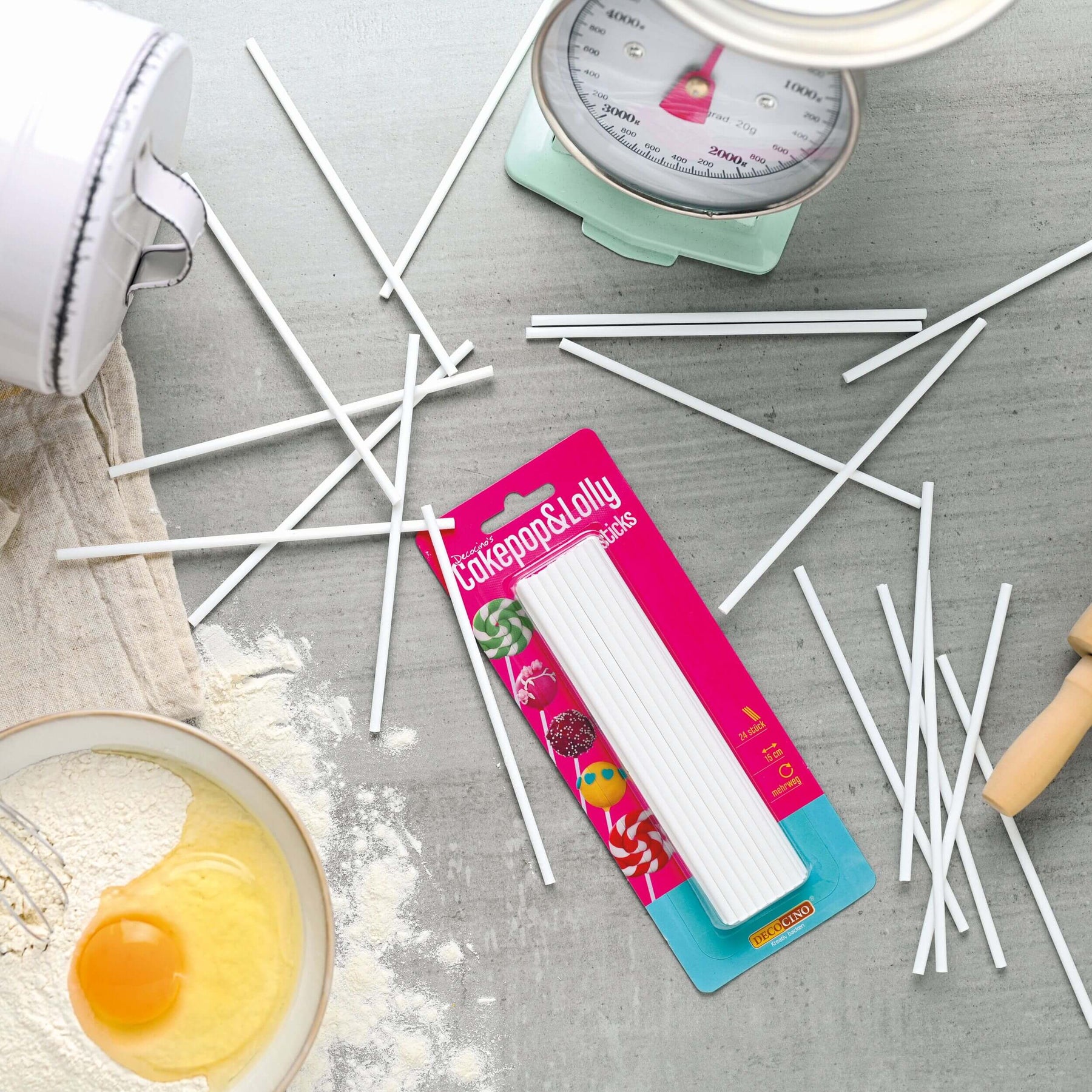 Cakepop und Lolly Sticks (24 Stück)