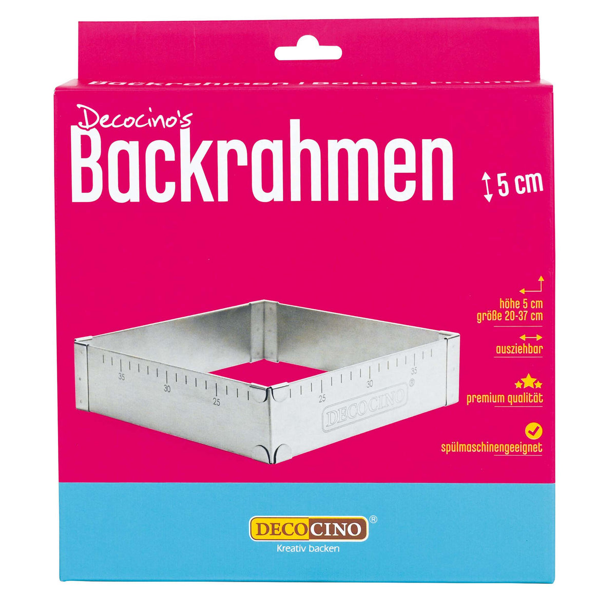 Backrahmen (5cm Höhe)