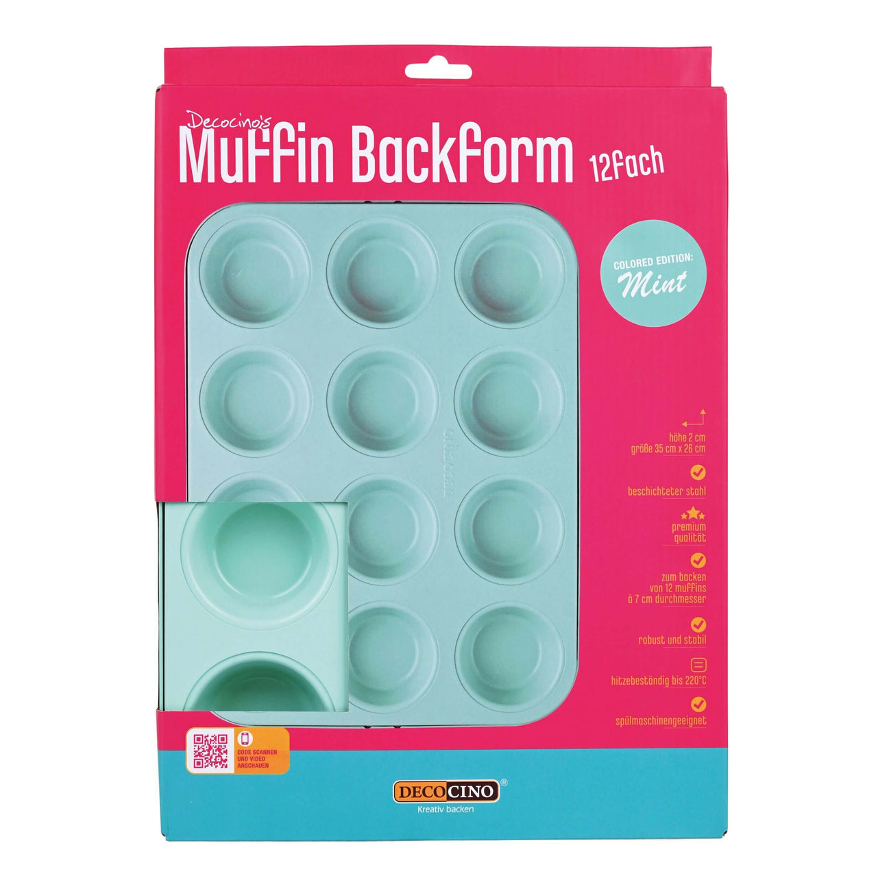 2er Set Muffinformen Aus Karbonstahl – Je 6 Mulden, Antihaftbeschichtung, Backofenfest Bis 230°C – Inkl. 2 Bürsten (Gold & Schwarz)